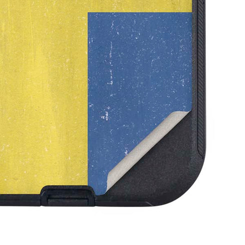 Sweden Flag Distressed Otterbox Defender iPhone Skin